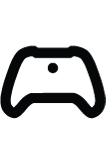Ícone do Comando Sem Fios Xbox