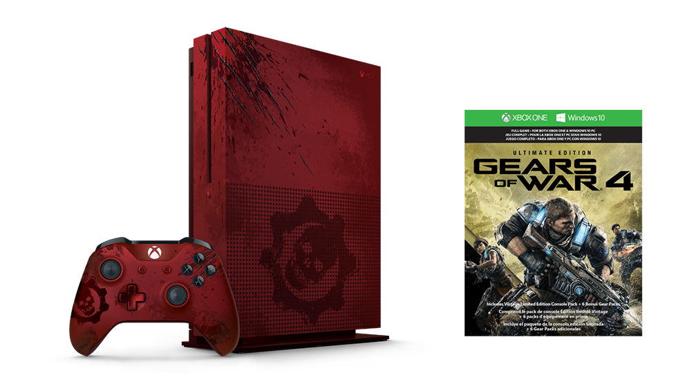 xbox one s gears of war 4