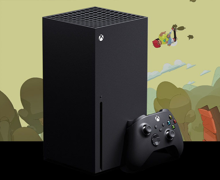 Xbox Series X-konsoll pluss kontroller