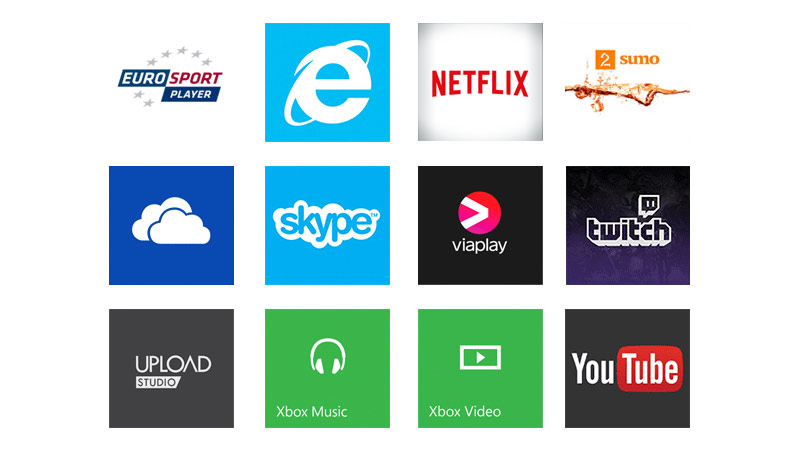 Få tilgang til hundrevis av apper og tjenester på Xbox: filmer, musikk og spill.