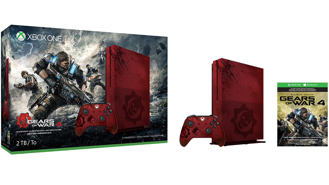 xbox one s gears of war 4 edition