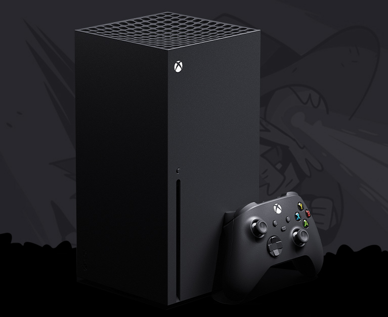 Konsola Xbox Series X z kontrolerem