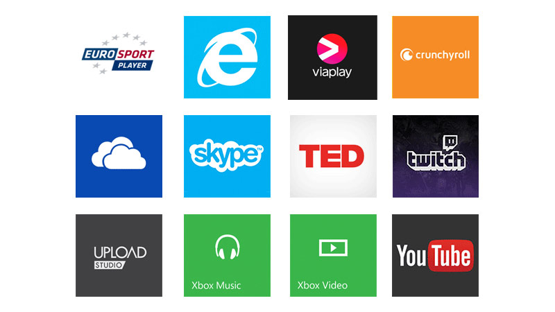 Få adgang til hundredvis af apps og tjenester på din Xbox: film, musik og spil.