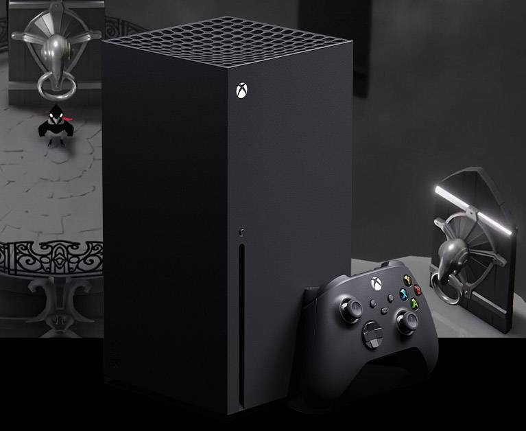 Konsola Xbox Series X z kontrolerem