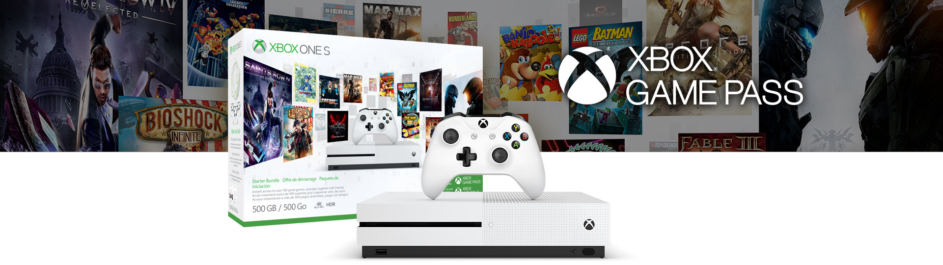 Zestaw startowy z konsolą Xbox One S (500 GB)