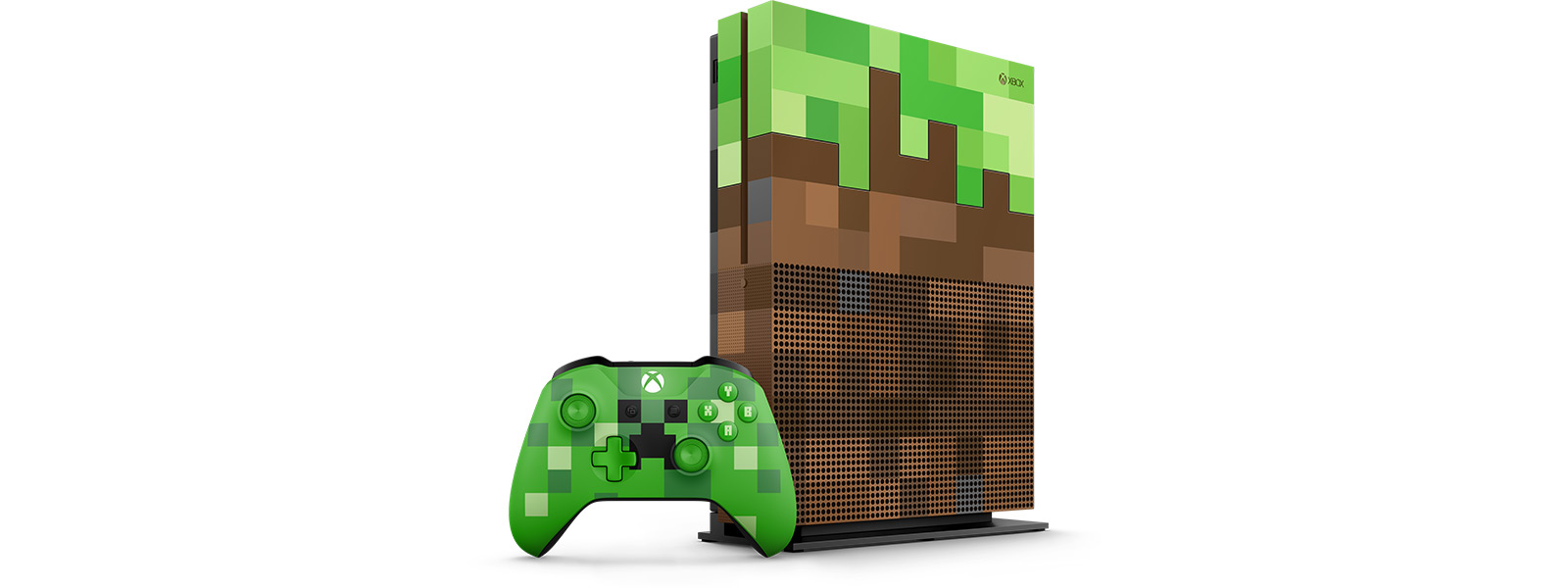 Xbox One S Minecraft Limited Edition Bundle (1TB)  Xbox