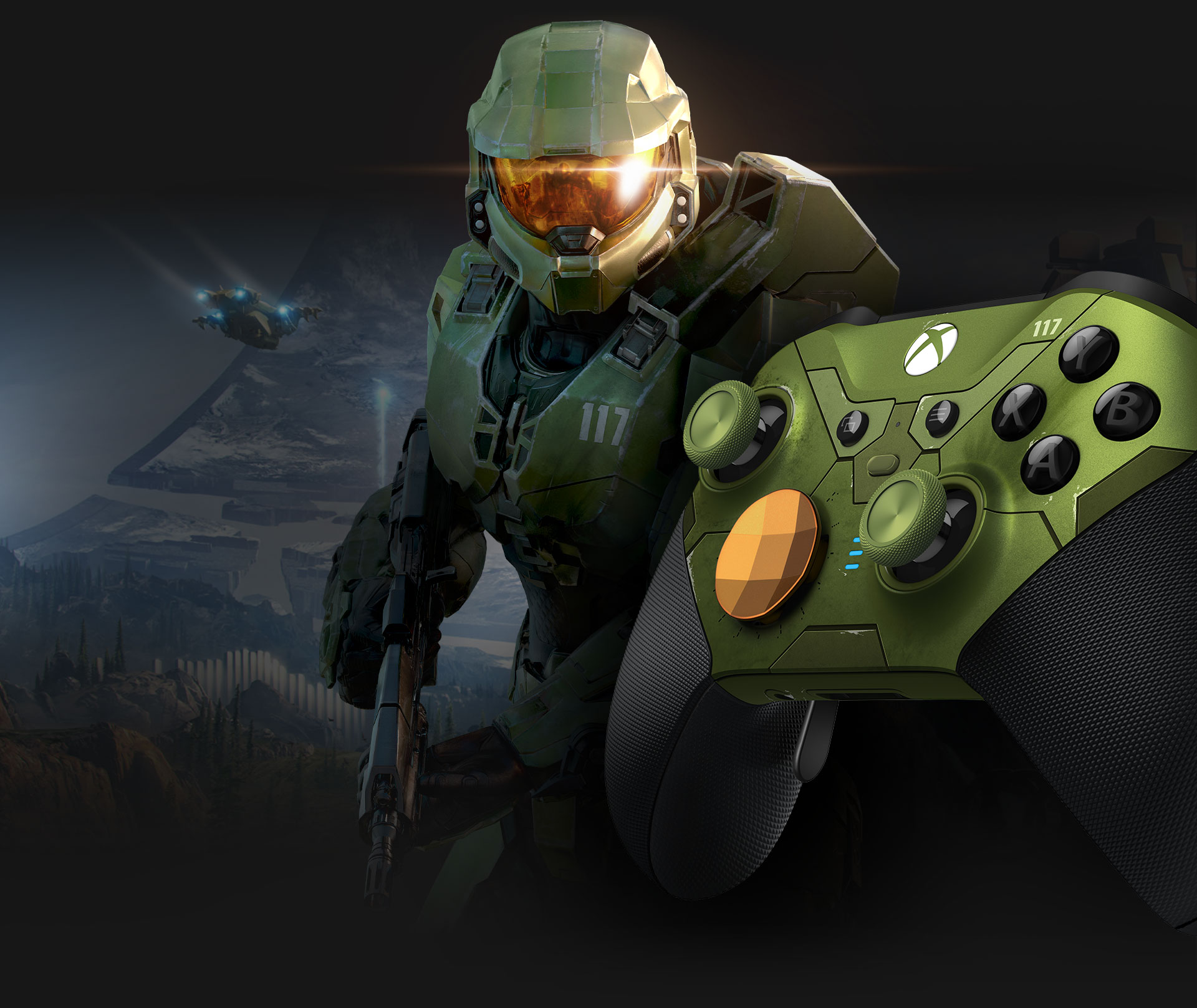Xbox Elite ワイヤレス コントローラー シリーズ 2 – Halo Infinite 