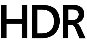 high dynamic range (HDR) logo