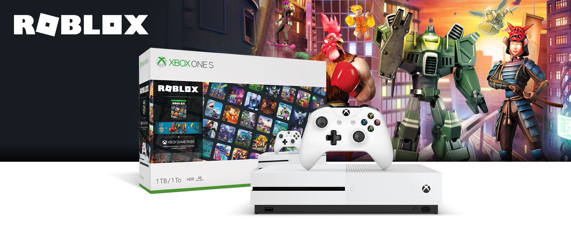 Paquete Xbox One S Roblox 1 Tb Xbox