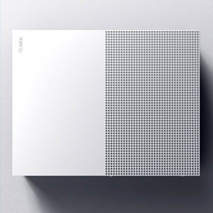 Top view of the Xbox One S