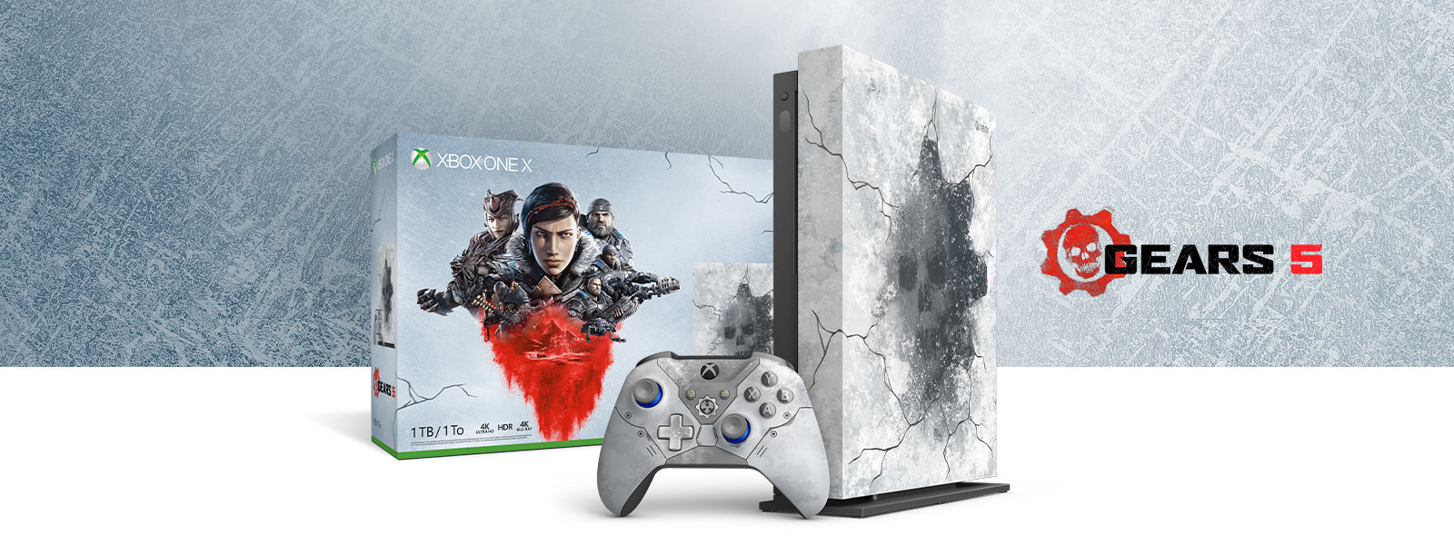 xbox one s with gears 5