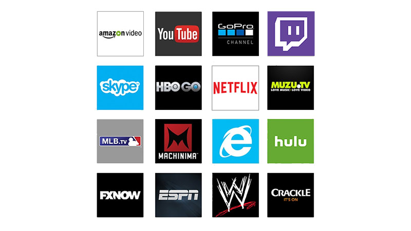 Consigue acceso a cientos de apps y servicios en tu Xbox: películas, música y juegos.