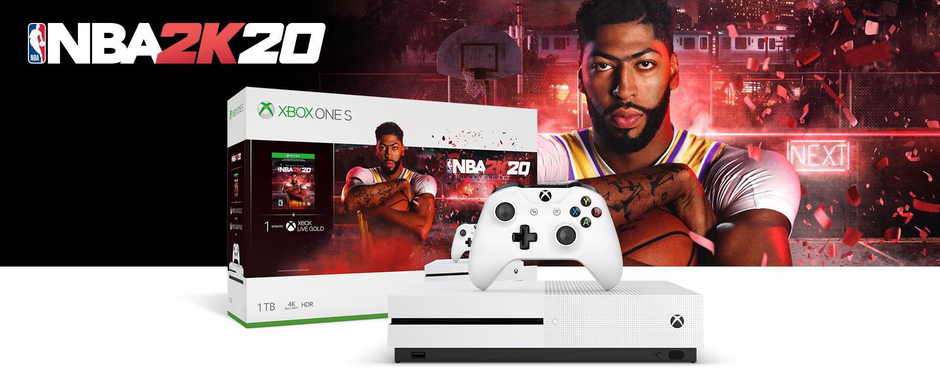 Xbox One S NBA 2K20 Bundle (1TB) | Xbox