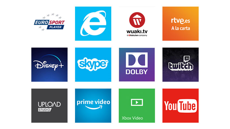 Accede a cientos de aplicaciones y servicios en tu Xbox: películas, música y juegos.