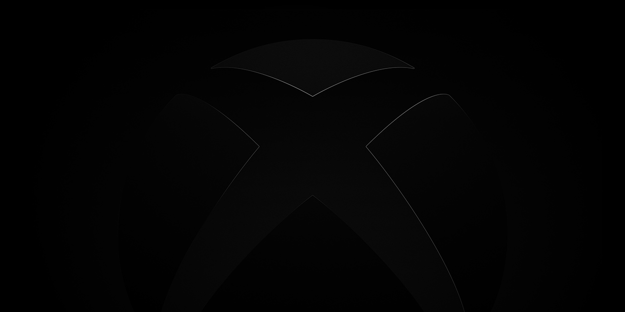 大型深色 Xbox 徽标