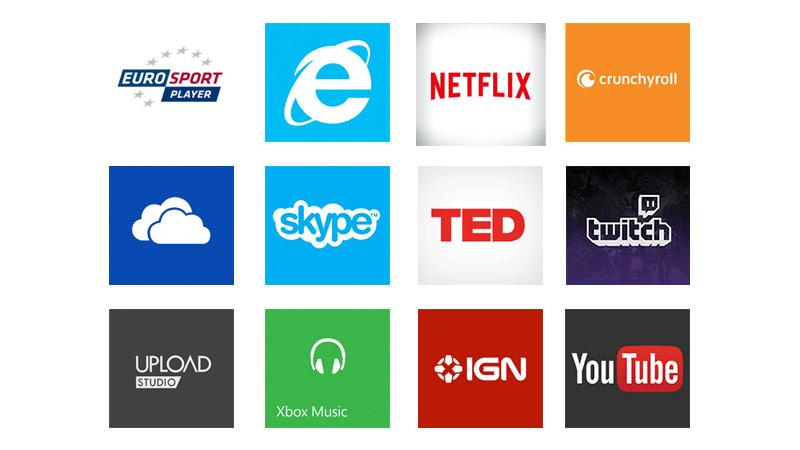 Accédez à des centaines d'applications et de services sur votre Xbox : films, musique et jeux.