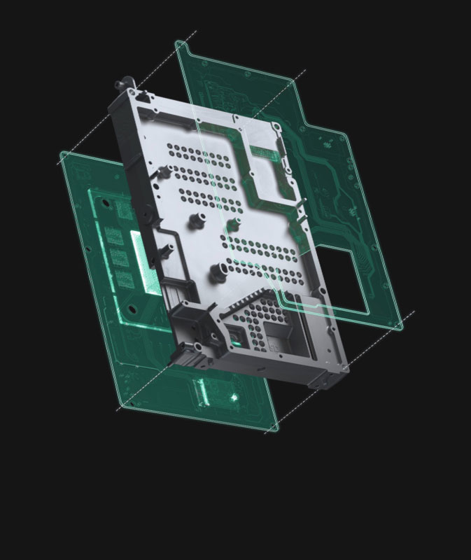 Estrutura do dissipador térmico da Xbox Series X