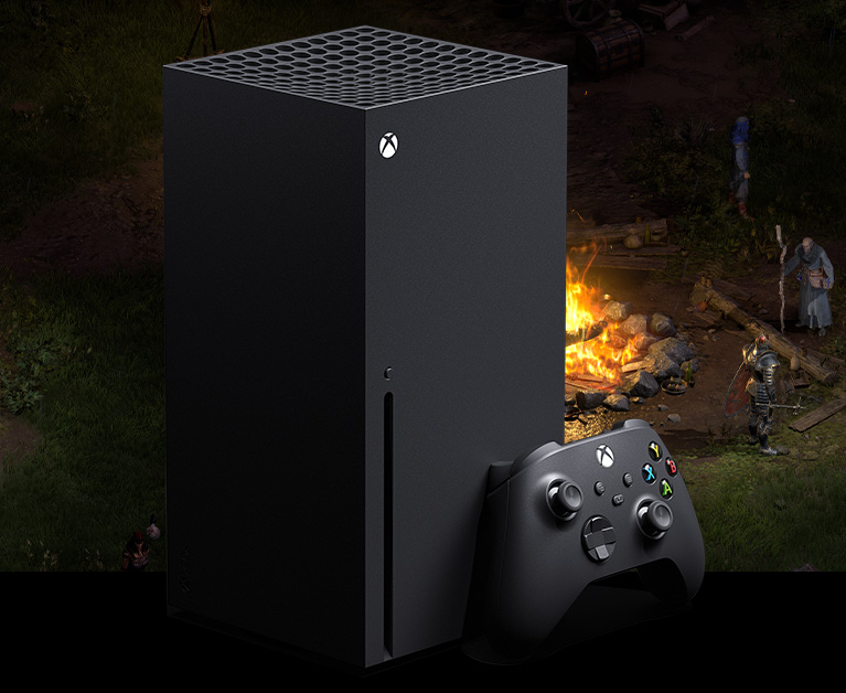Xbox Series X -konsoli ja -ohjain