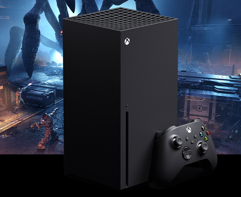 Xbox Series X konzol és kontroller