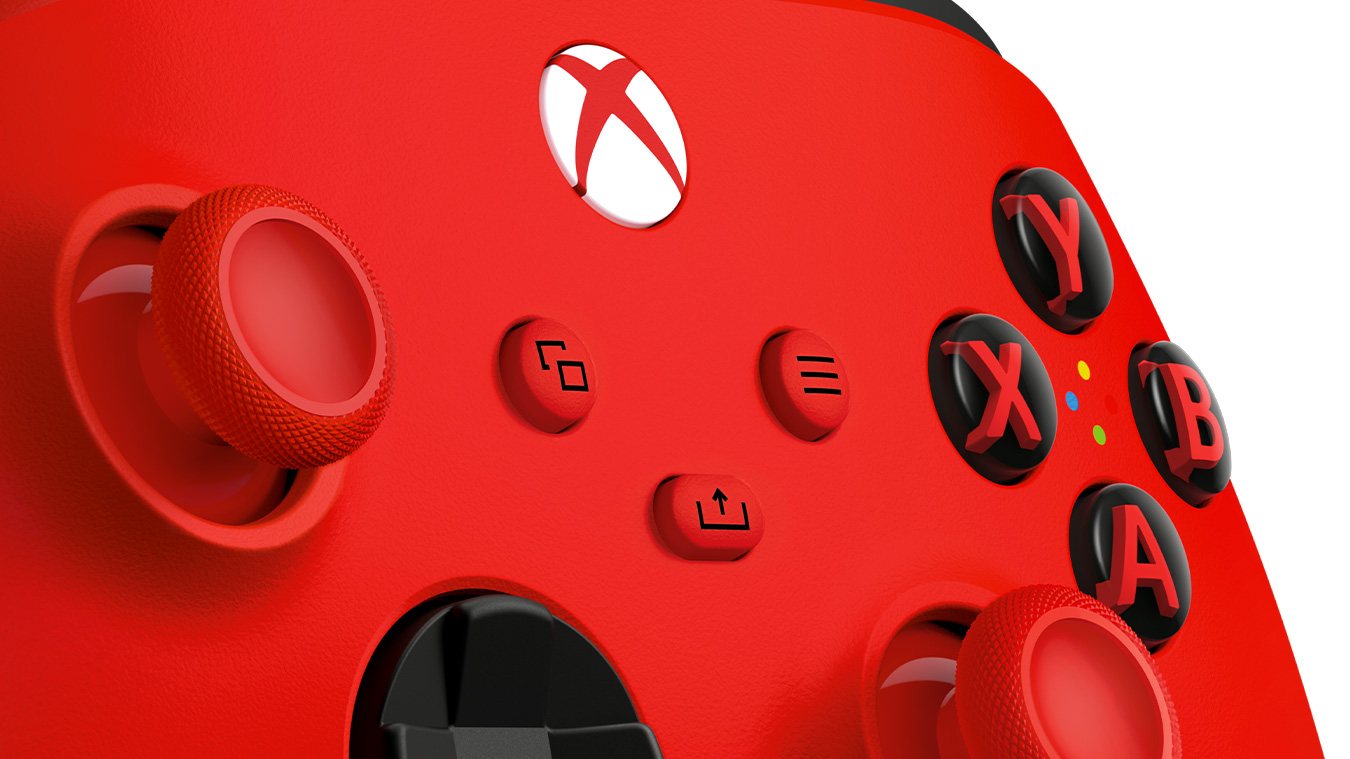 Pulse Red Xbox controller
