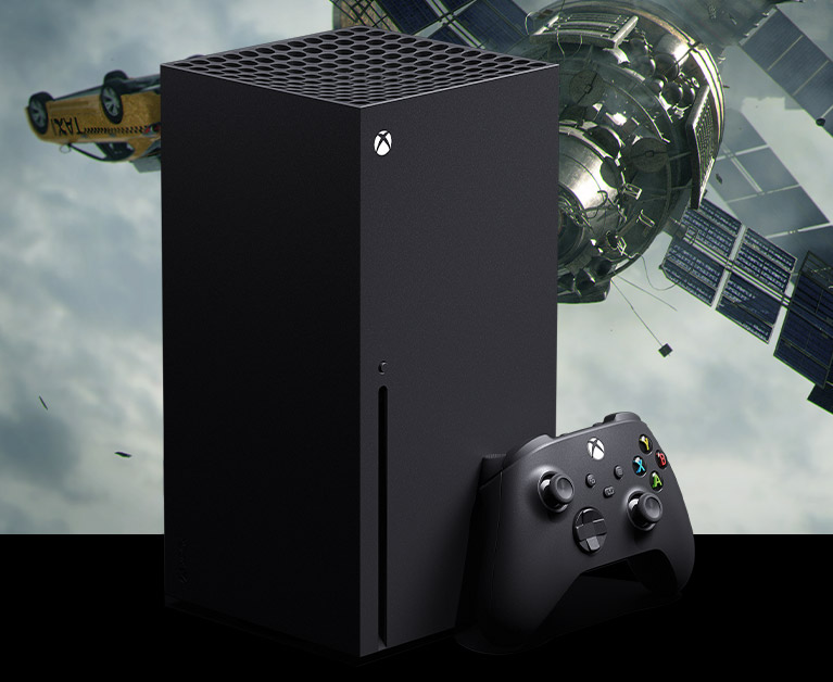 Xbox Series X konsolu ve oyun kumandası