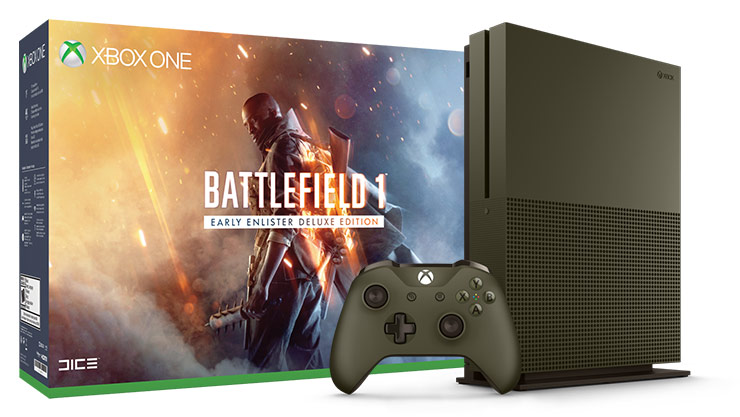 xbox one s battlefield 1 special edition bundle