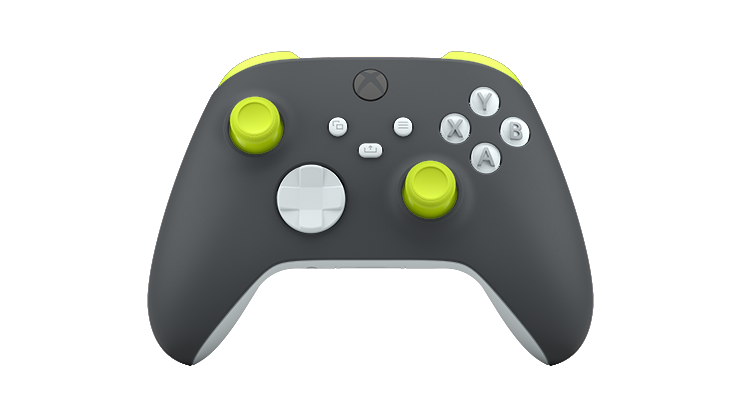 Pre-configured Xbox Design Lab controller ready to be customized