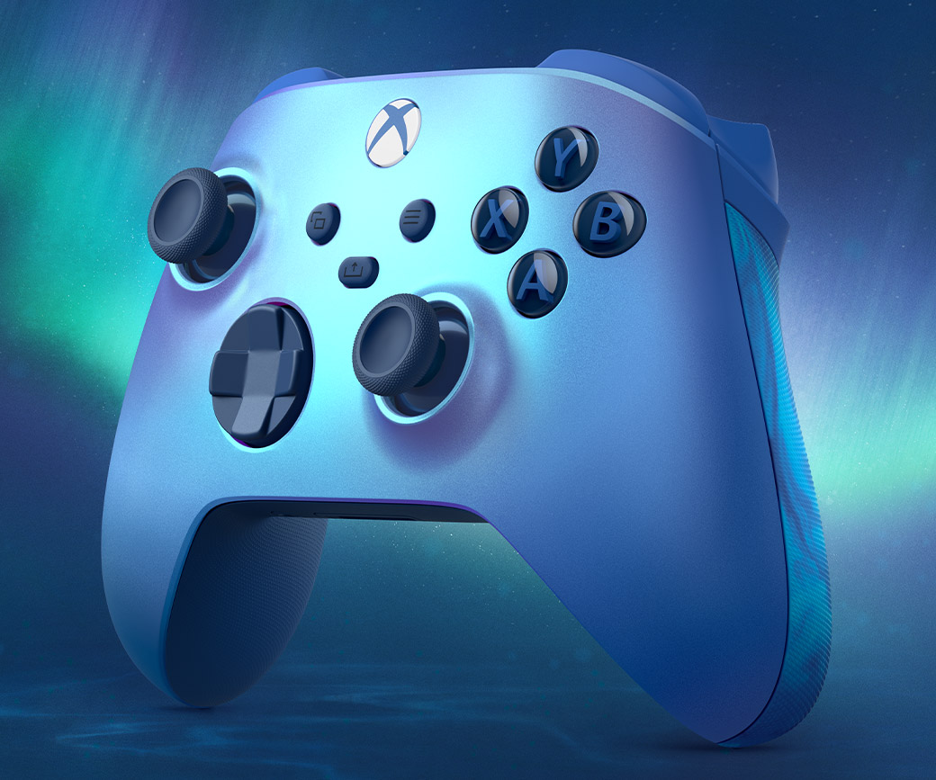 Xbox ワイヤレス コントローラー – 「アクア シフト」特別エディション 
