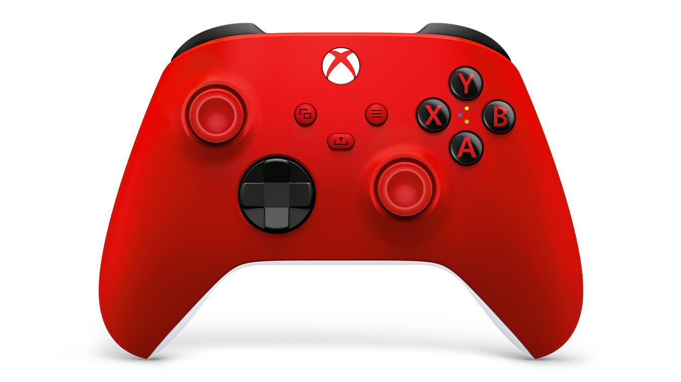 update main gallery with image: Front of the Xbox Wireless Controller Pulse Red