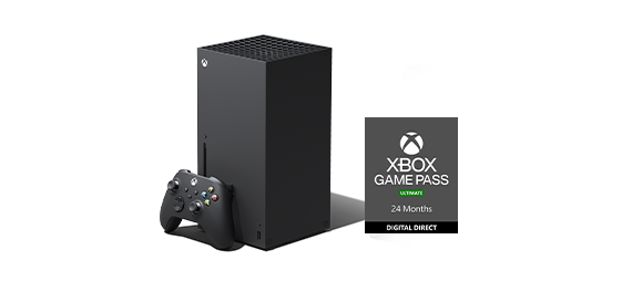 Boîte de la Xbox Series X avec Xbox Game Pass