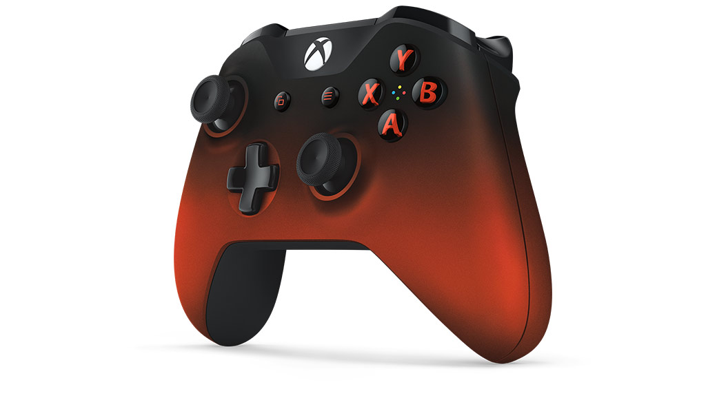 red shadow xbox one controller